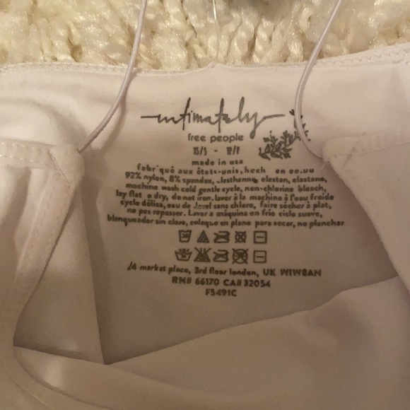 Free people skinny strap crop cami. - Picture 3 of 4